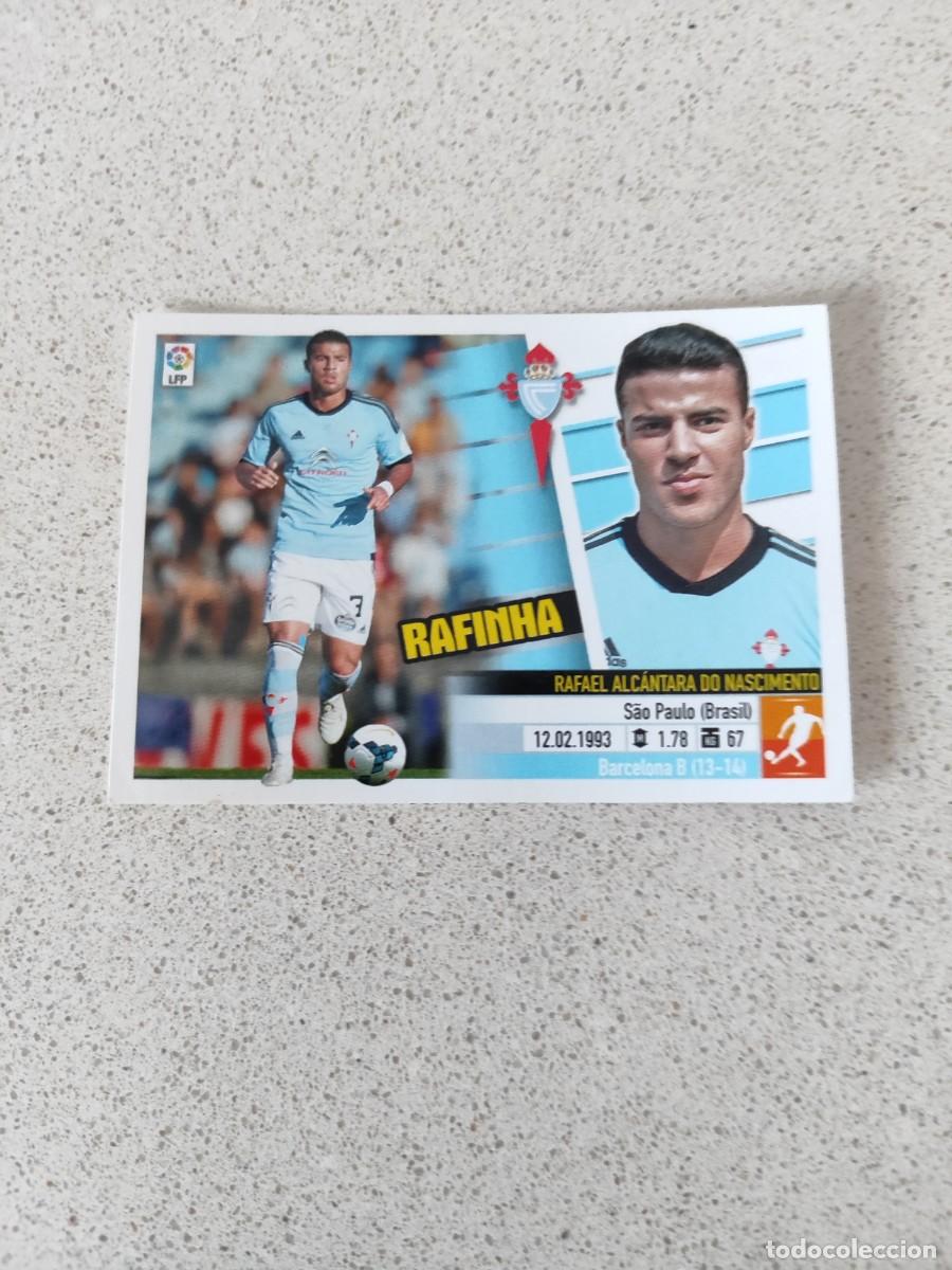 Fu&szlig;ball-Sticker: CROMO DIF&Iacute;CIL N&Uacute;MERO 26 &Uacute;LTIMO FICHAJE RAFINHA CELTA DE VIGO. LIGA ESTE 13/14. TERCERA EDICI&Oacute;N.