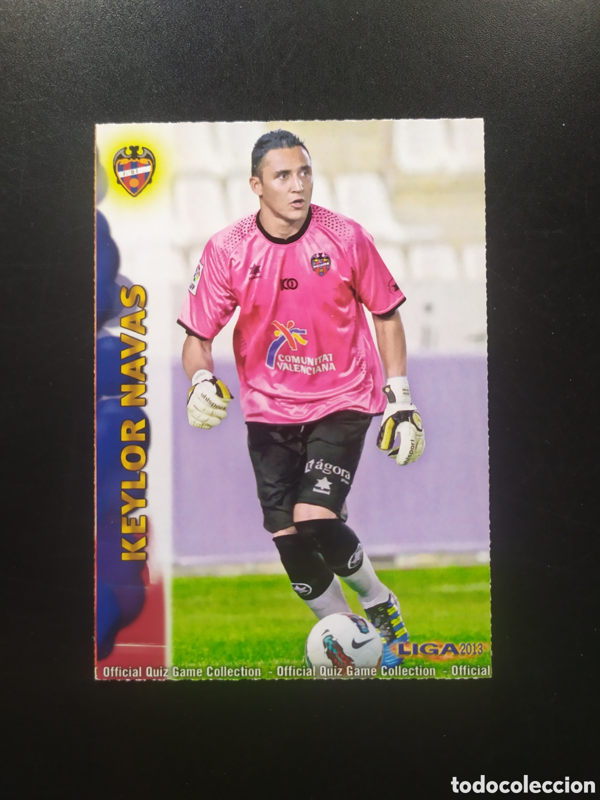 Fu&szlig;ball-Sticker: Mundicromo fichas Liga 2012 2013 12 13 Keylor Navas n&deg; 140 Levante