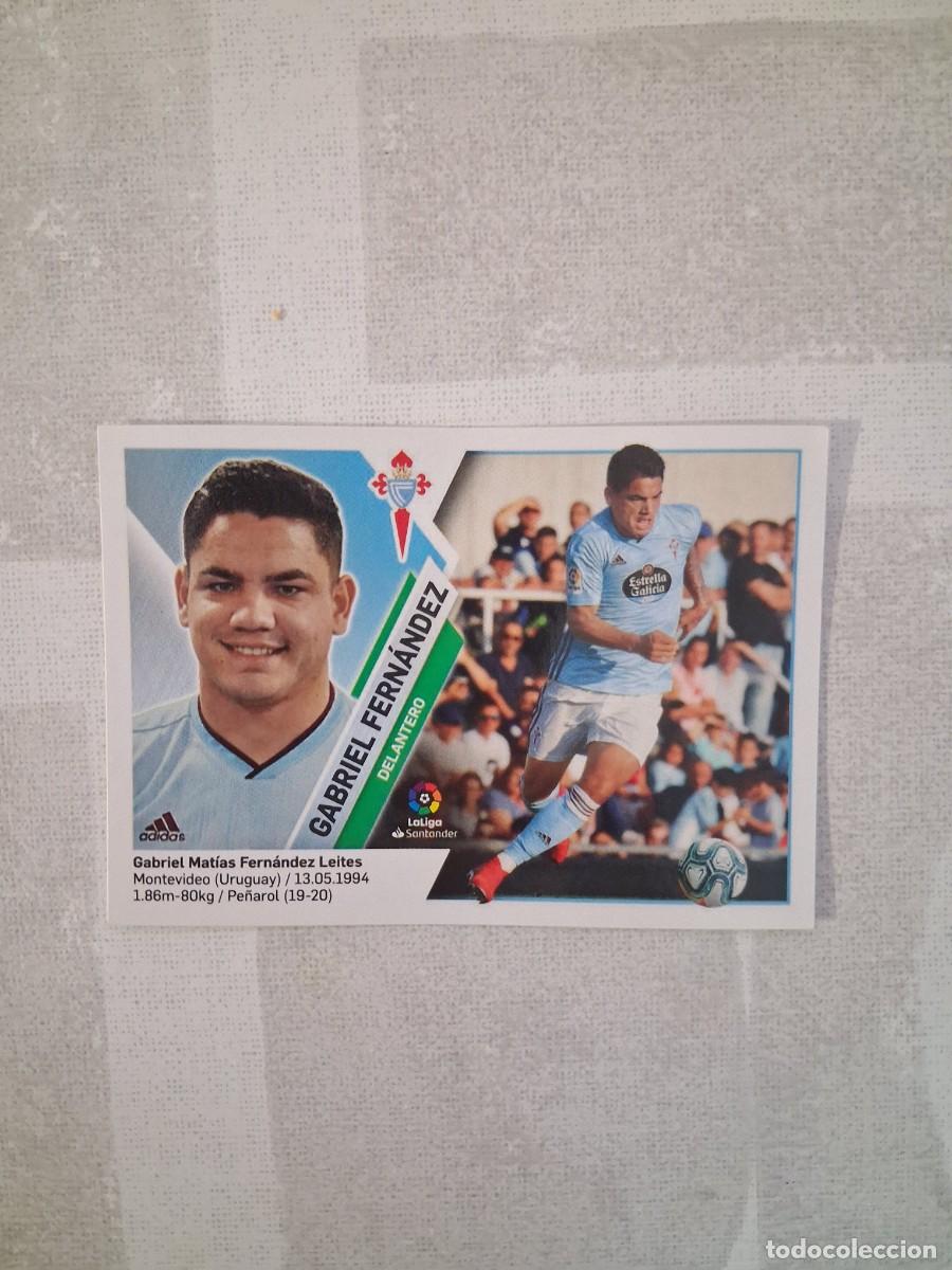 Figurine di Calcio: Ediciones Este 2019 2020 19 20 Sin Pegar RC Celta 15 Gabriel Fernandez Segunda Edicion