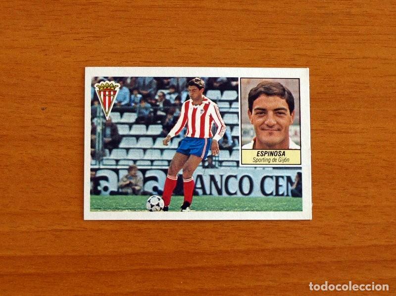 Cromos de F&uacute;tbol: Sporting de Gij&oacute;n - Espinosa - Ediciones Este Liga 1984-1985, 84-85 - Nunca pegado