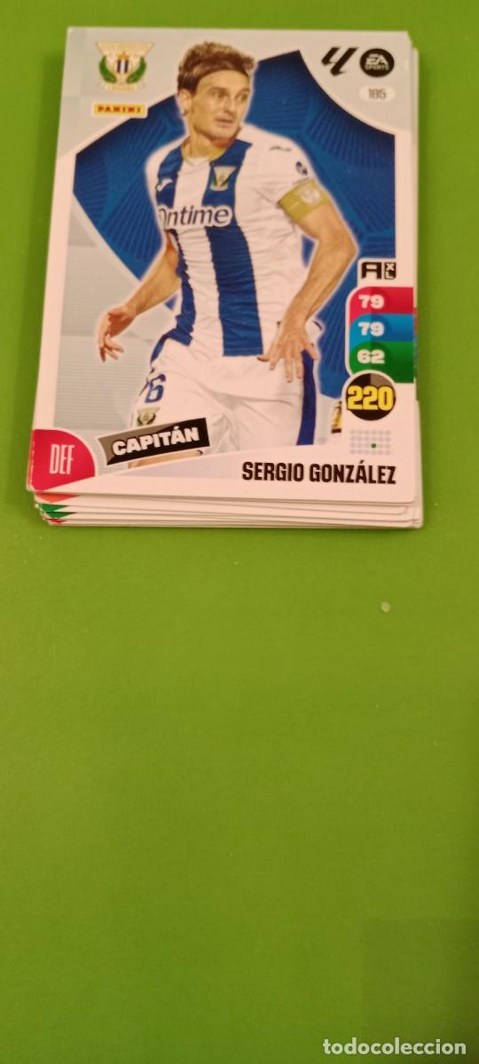Cromos de F&uacute;tbol: SERGIO GONZALEZ LEGANES PANINI FICHA ADRENALYN XL 2024 2025 24 25 C-BLOCK