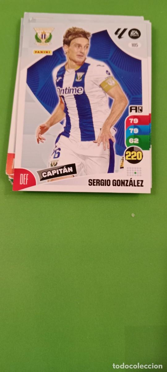 Football Stickers: SERGIO GONZALEZ LEGANES PANINI FICHA ADRENALYN XL 2024 2025 24 25 C-BLOCK