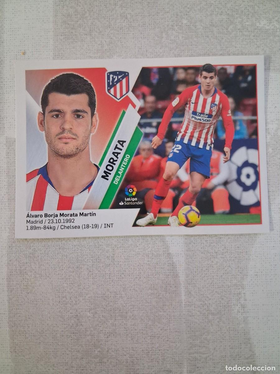 Football Stickers: Ediciones Este 2019 2020 19 20 Sin Pegar Atletico de Madrid 14 Morata