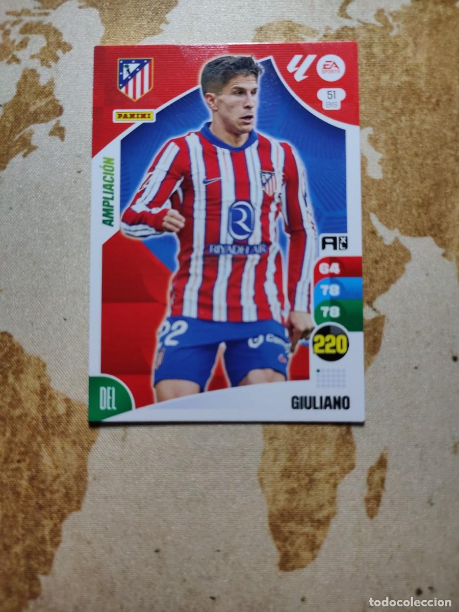 Football Stickers: Adrenalyn XL Atl&eacute;tico de Madrid 51 Bis GIULIANO 2024-25