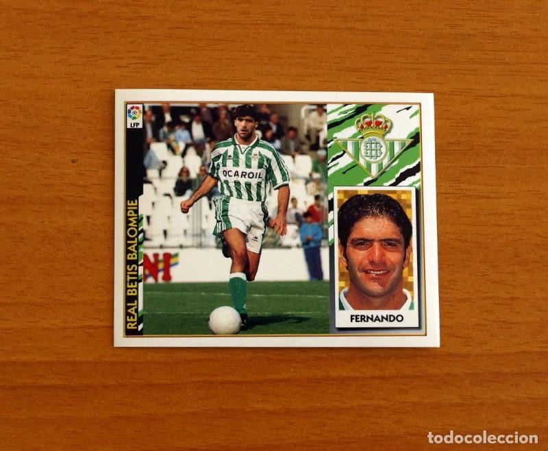 Fu&szlig;ball-Sticker: Real Betis - Fernando - Fichaje n&ordm; 1 - Ediciones Este Liga 1997-1998, 97-98 - Nunca pegado