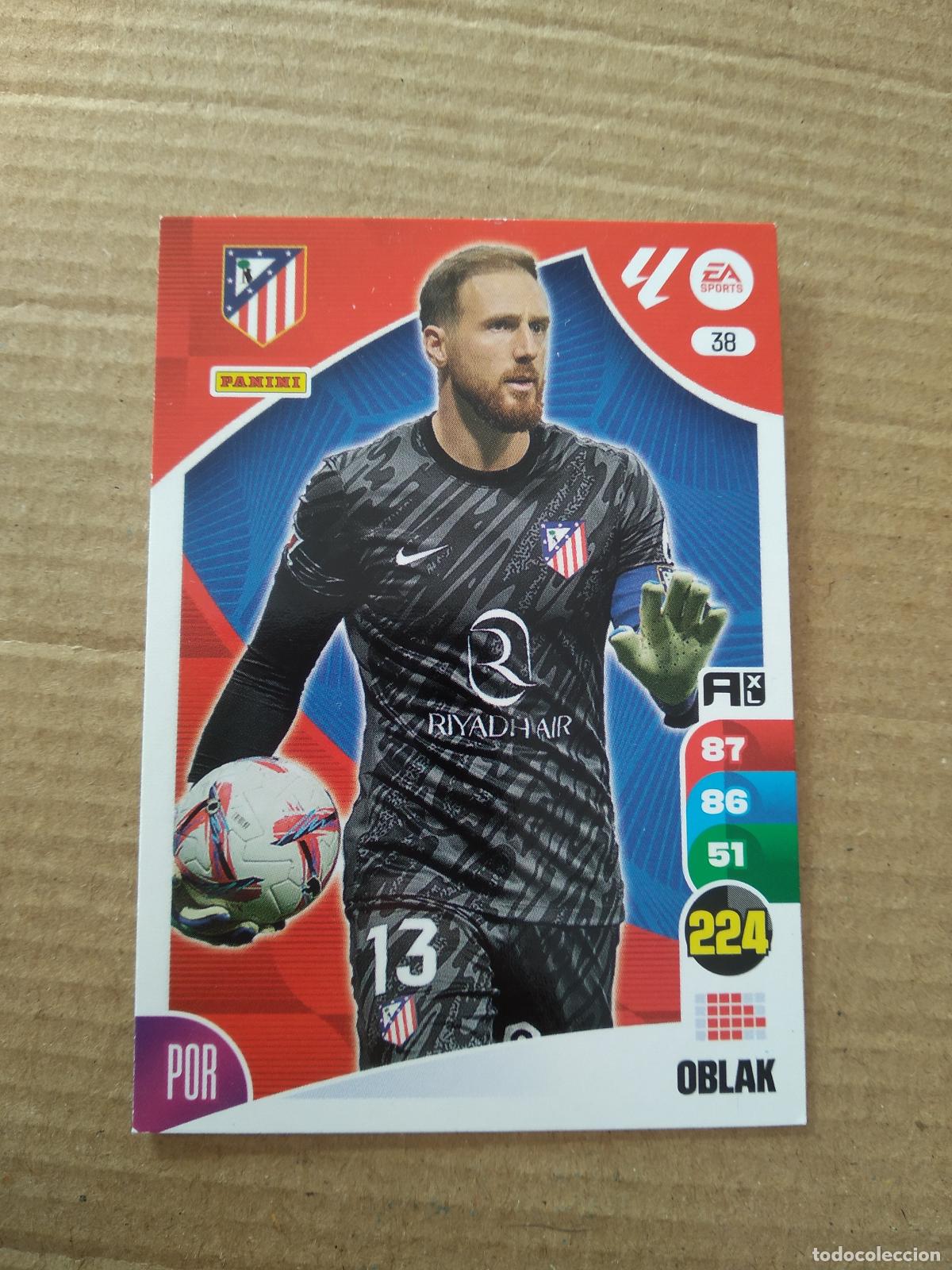 Figurine di Calcio: 38 OBLAK ATLETICO DE MADRID CROMO FUTBOL PANINI ADRENALYN 2024-2025 LIGA 24-25