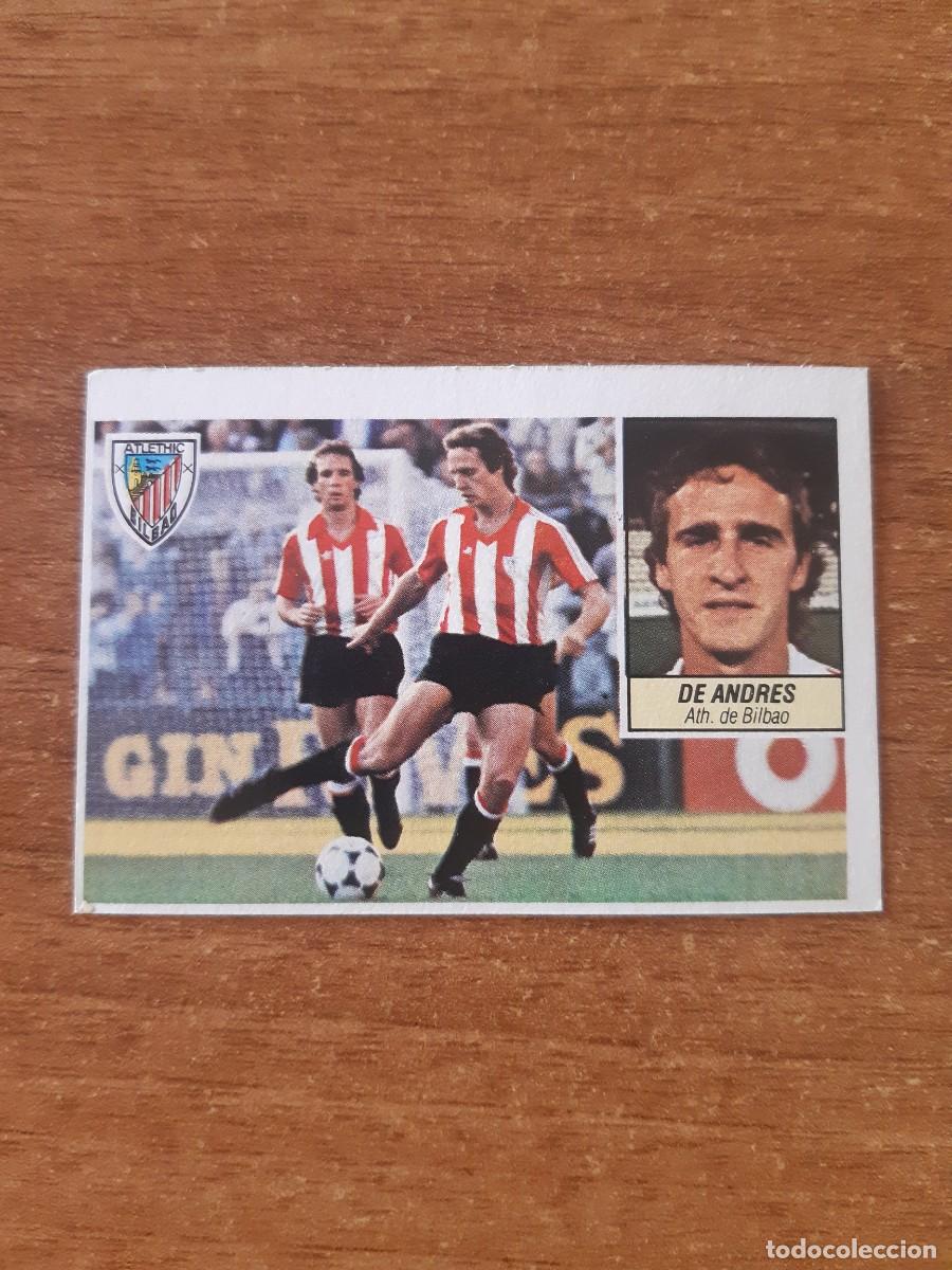 Figurine di Calcio: De Andr&eacute;s (Athletic Bilbao) Liga 84-85 ESTE. Nunca pegado, sin pegar
