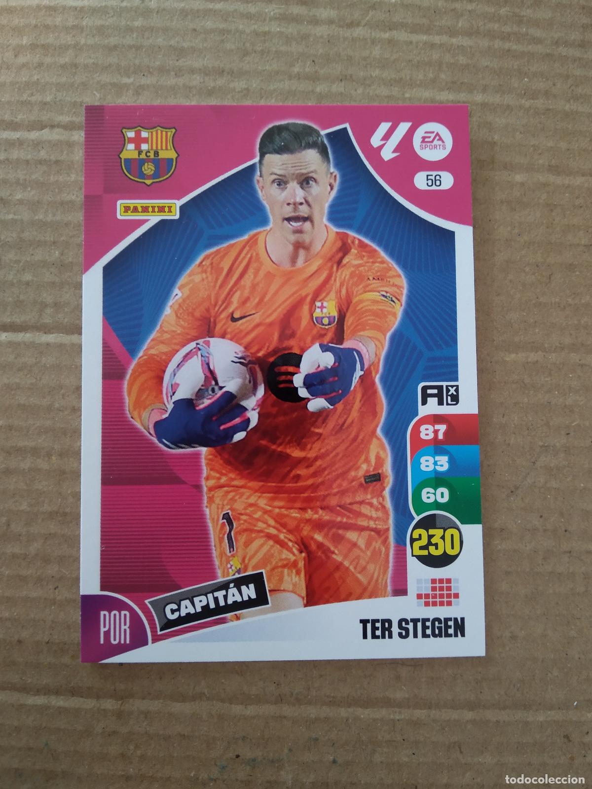 Fu&szlig;ball-Sticker: 56 TER STEGEN BARCELONA BAR&Ccedil;A CROMO FUTBOL PANINI ADRENALYN 2024-2025 LIGA 24-25