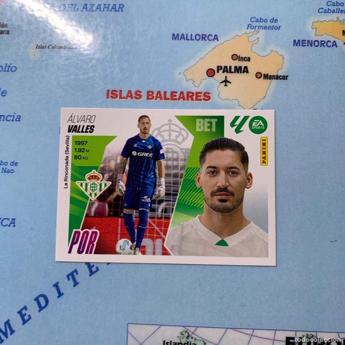 Cromos de f&uacute;tbol: Valles &uacute;ltimo fichaje n&uacute;mero 21 del Betis cromo liga este 25-26 2025-2026