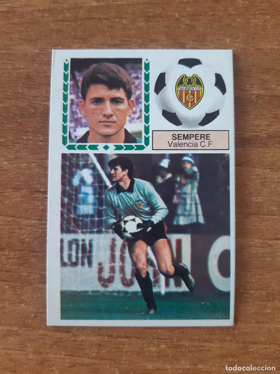 Figurine di Calcio: Sempere (Valencia) Liga 83-84 ESTE. Nunca pegado, sin pegar