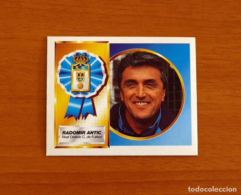 Fu&szlig;ball-Sticker: Real Oviedo - Radomir Antic Entrenador - Ediciones Este Liga 1994-1995, 94-95 - Nunca pegado