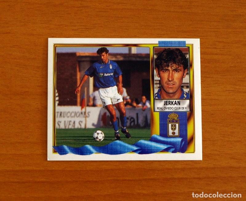 Fu&szlig;ball-Sticker: Real Oviedo - Jerkan - Ediciones Este Liga 1995-1996, 95-96 - Nunca pegado