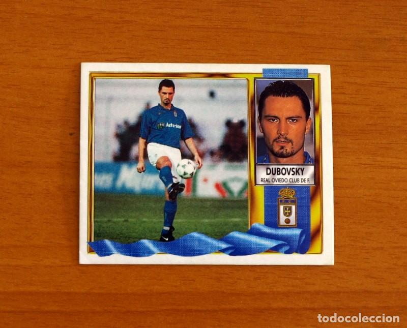 Fu&szlig;ball-Sticker: Real Oviedo - Dubovsky -COLOCA Versi&oacute;n dificil - Ediciones Este Liga 1995-1996, 95-96 - Nunca pegado