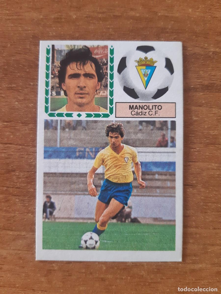 Figurine di Calcio: Manolito (C&aacute;diz) Liga 83-84 ESTE. Nunca pegado, sin pegar