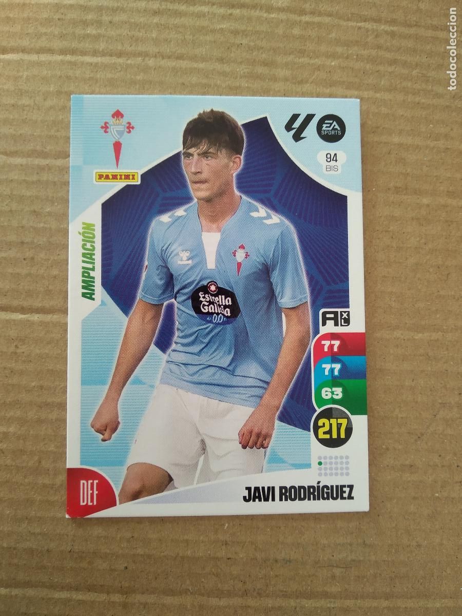 Cromos de F&uacute;tbol: 94 BIS JAVI RODRIGUEZ CELTA DE VIGO CROMO FUTBOL PANINI ADRENALYN 2024-2025 LIGA 24-25
