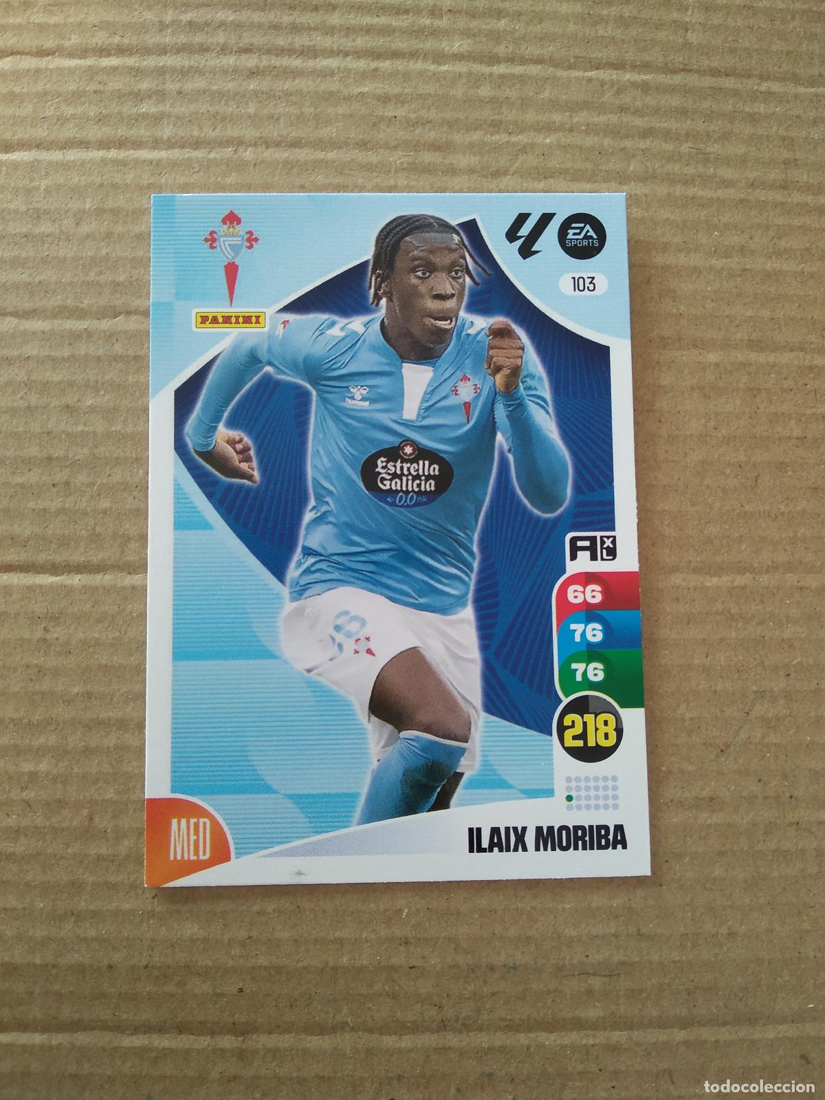 Cromos de F&uacute;tbol: 103 ILAIX MORIBA CELTA DE VIGO CROMO FUTBOL PANINI ADRENALYN 2024-2025 LIGA 24-25