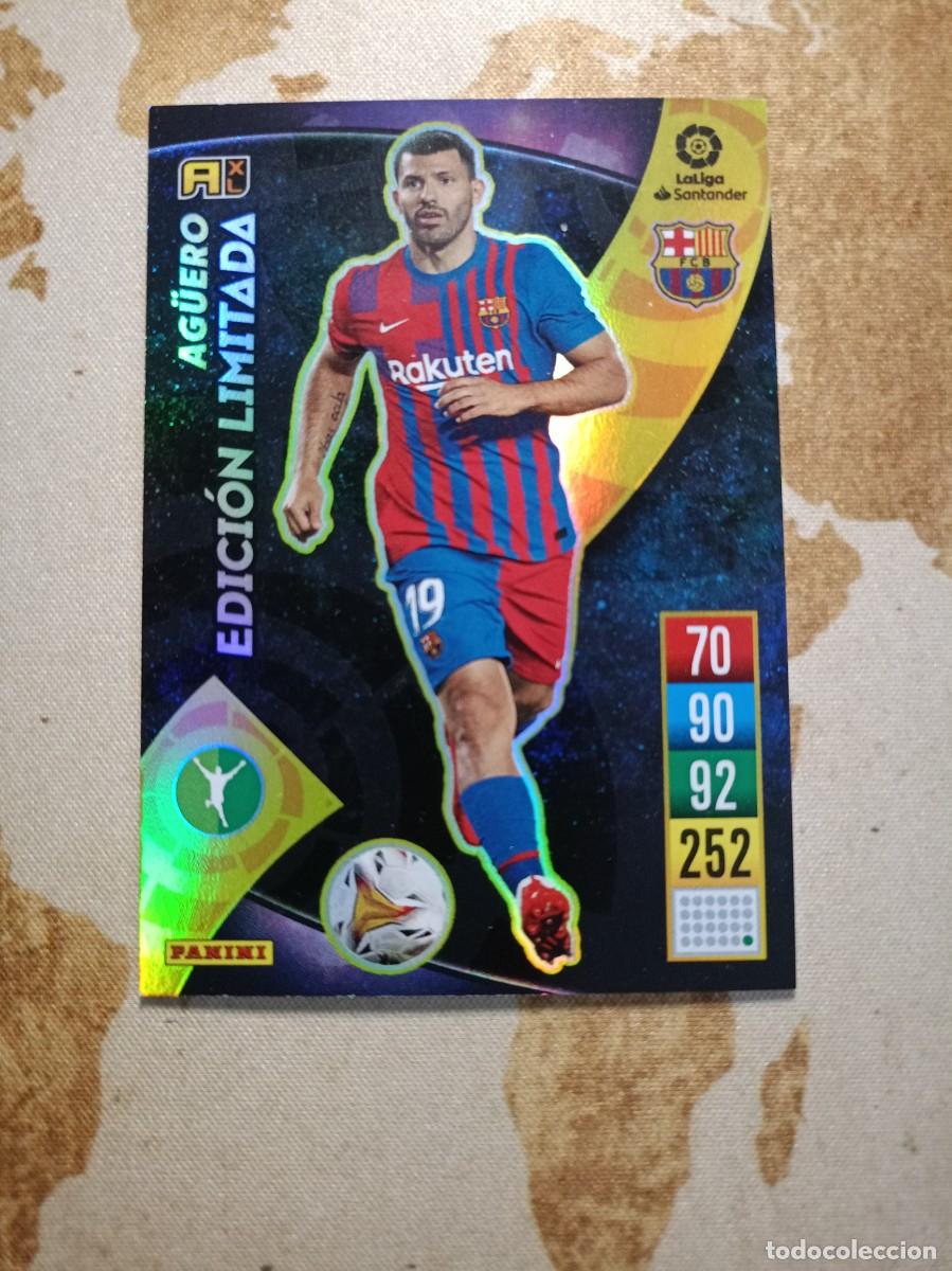 Fu&szlig;ball-Sticker: Edici&oacute;n Limitada AG&Uuml;ERO Adrenalyn 2021-22
