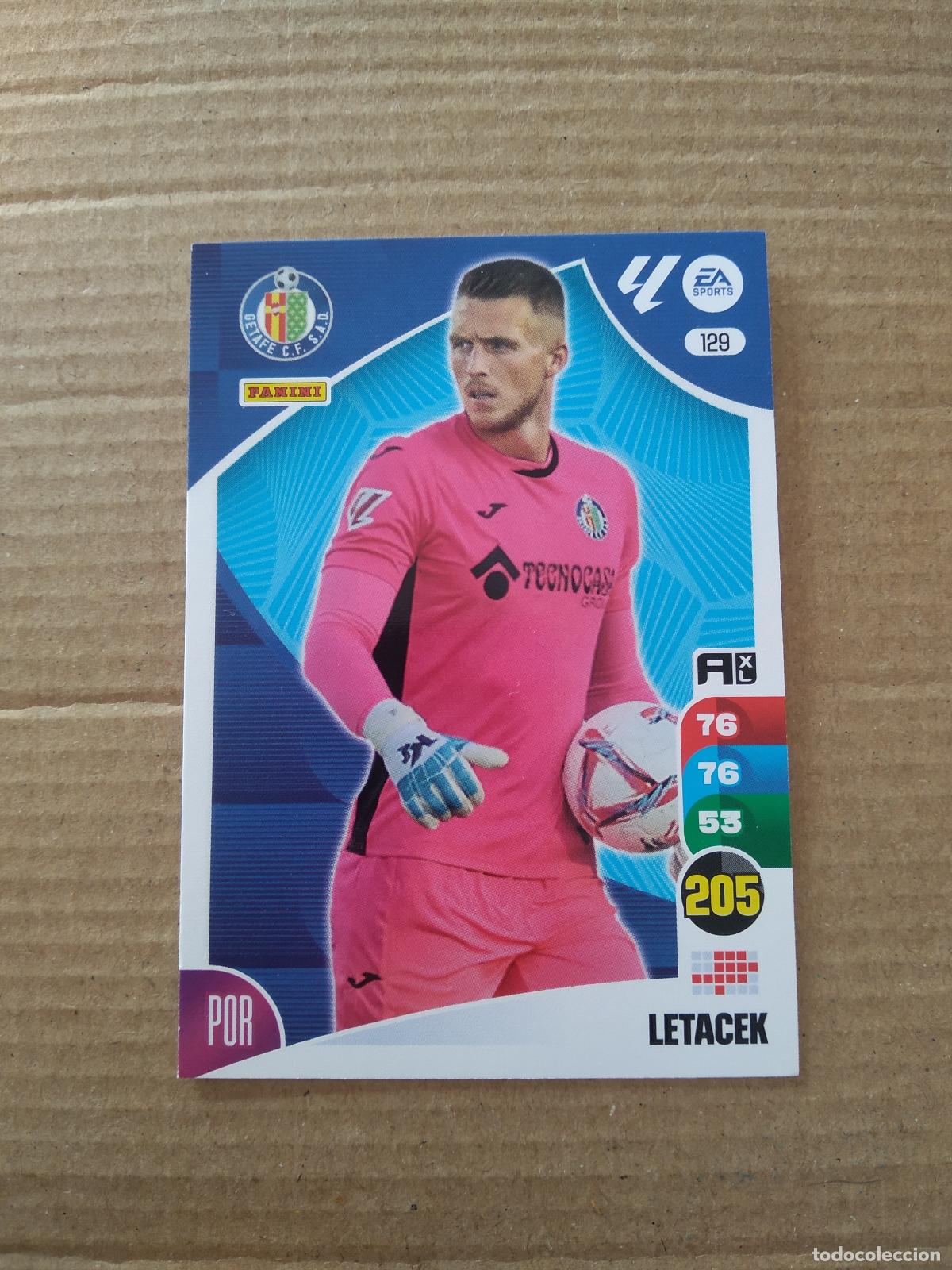 Fu&szlig;ball-Sticker: 129 LETACEK GETAFE CROMO FUTBOL PANINI ADRENALYN 2024-2025 LIGA 24-25