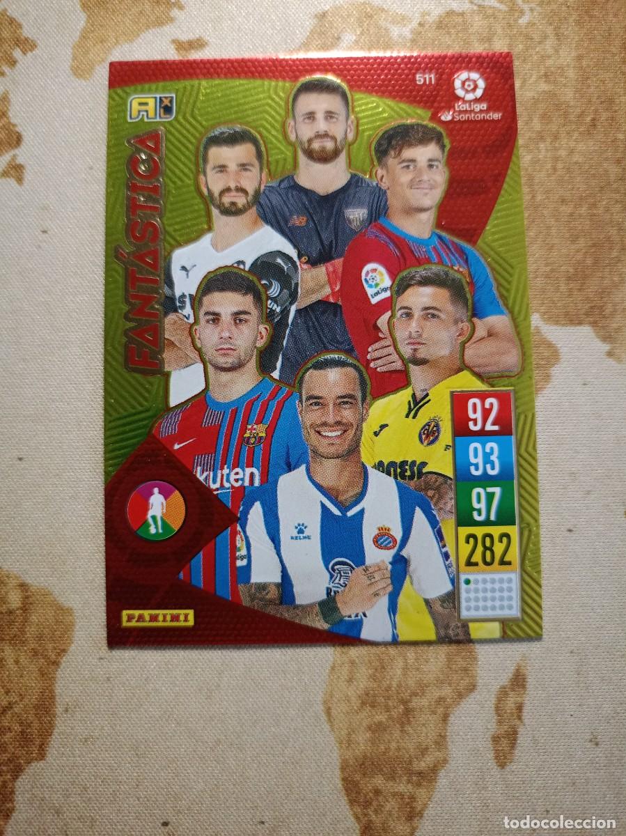 Football Stickers: Fant&aacute;stica 511 Adrenalyn 2021-22