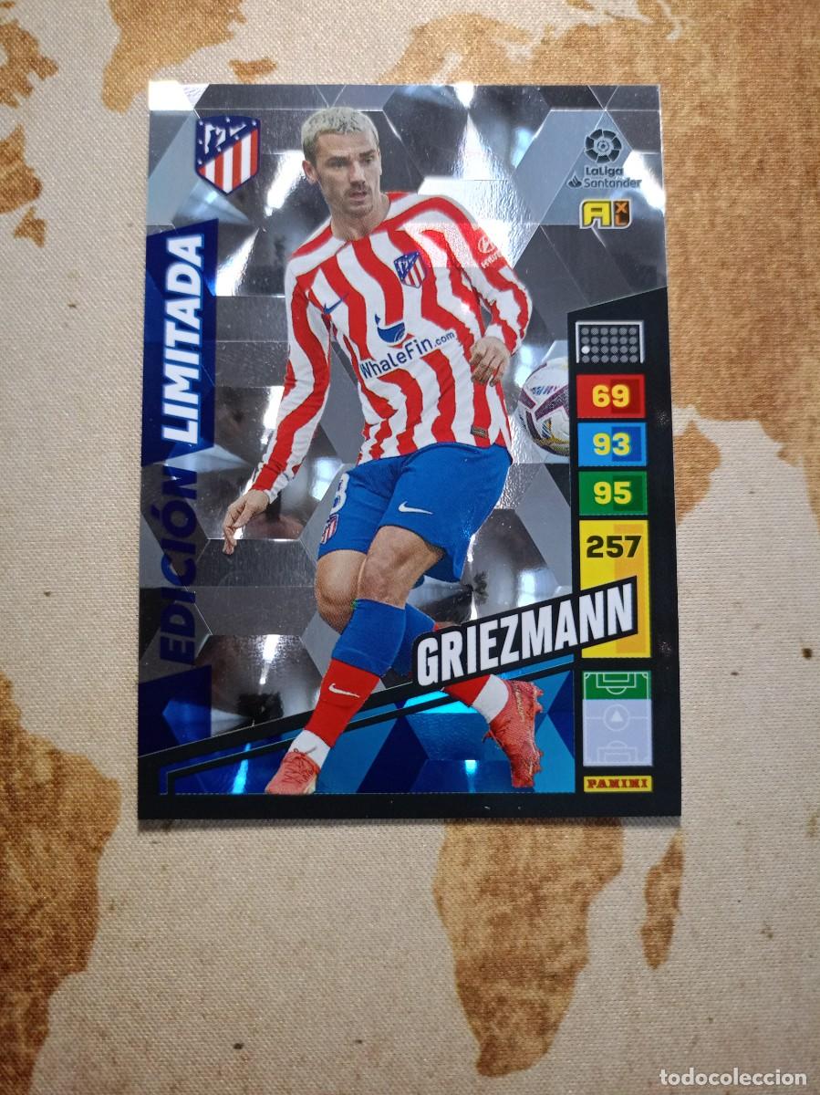 Cromos de F&uacute;tbol: Edici&oacute;n limitada GRIEZMANN Adrenalyn 2022-23
