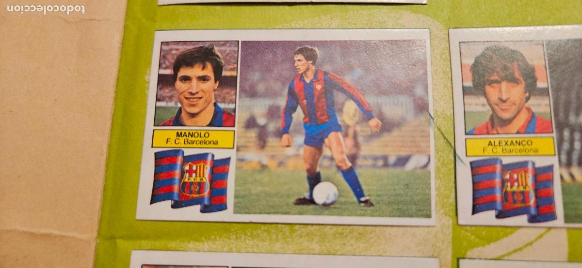 Cartes &agrave; collectionner de Football: barcelona manolo este 1982 1983 82 83 despegado