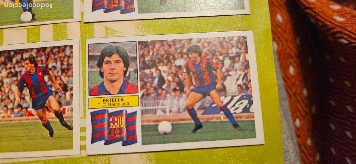 Cartes &agrave; collectionner de Football: barcelona estella este 1982 1983 82 83 despegado