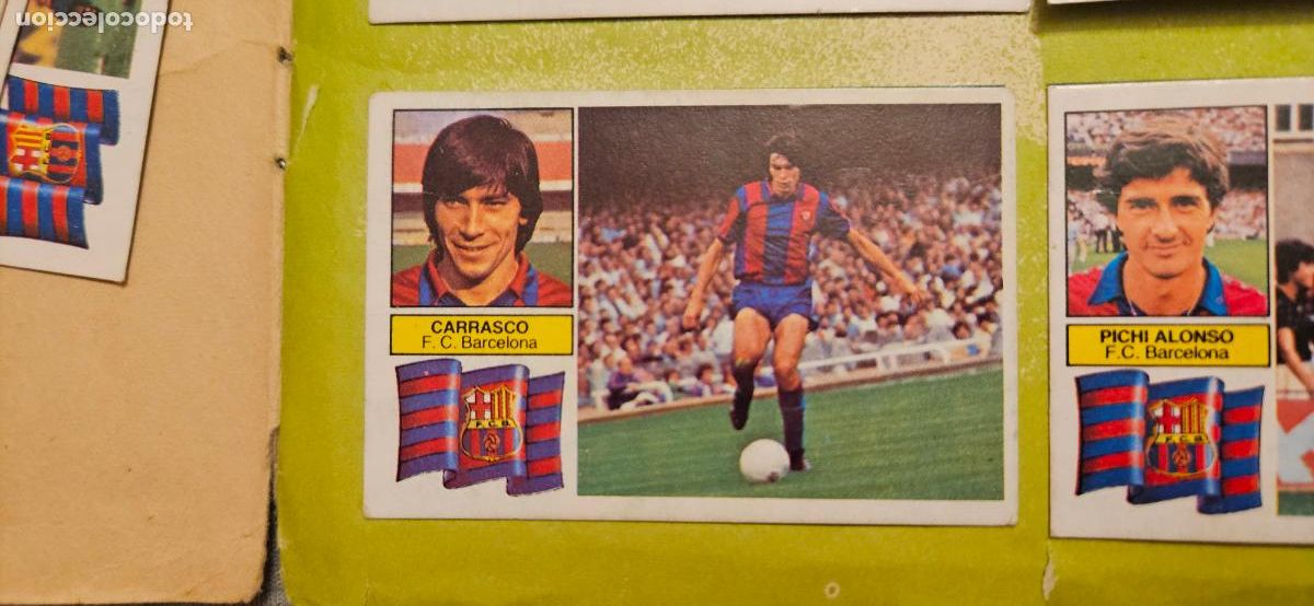 Cartes &agrave; collectionner de Football: barcelona carrasco este 1982 1983 82 83 despegado