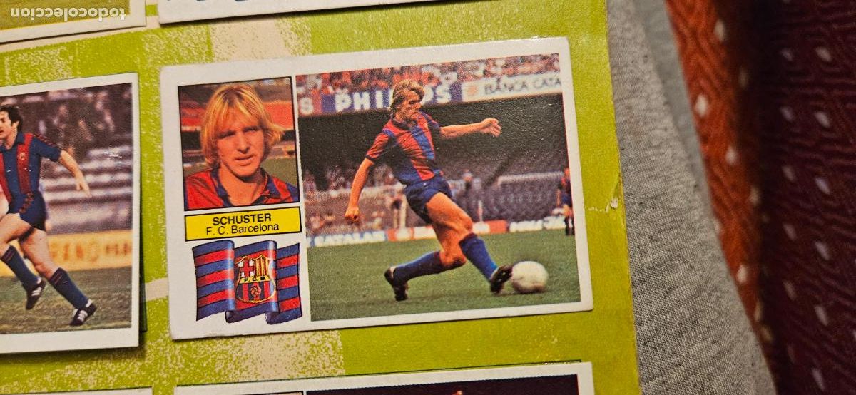 Cromos de F&uacute;tbol: barcelona schuster este 1982 1983 82 83 despegado