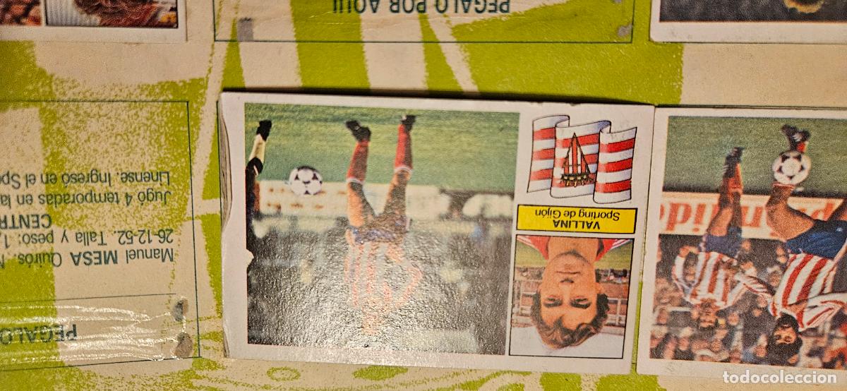 Cromos de F&uacute;tbol: sporting de gijon vallina este 1982 1983 82 83 despegado