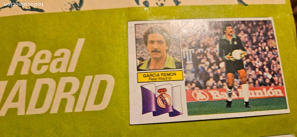 Cartes &agrave; collectionner de Football: real madrid garcia remon este 1982 1983 82 83 despegado