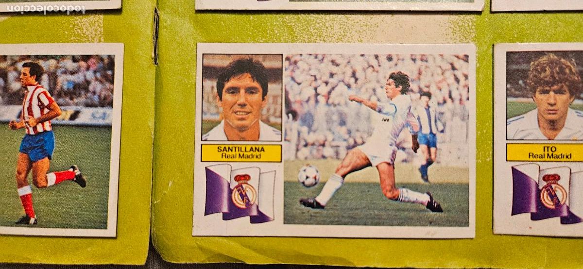 Cromos de F&uacute;tbol: real madrid santillana este 1982 1983 82 83 despegado