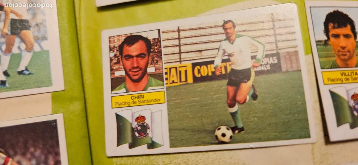 Cromos de F&uacute;tbol: racing de santander chiri este 1982 1983 82 83 despegado