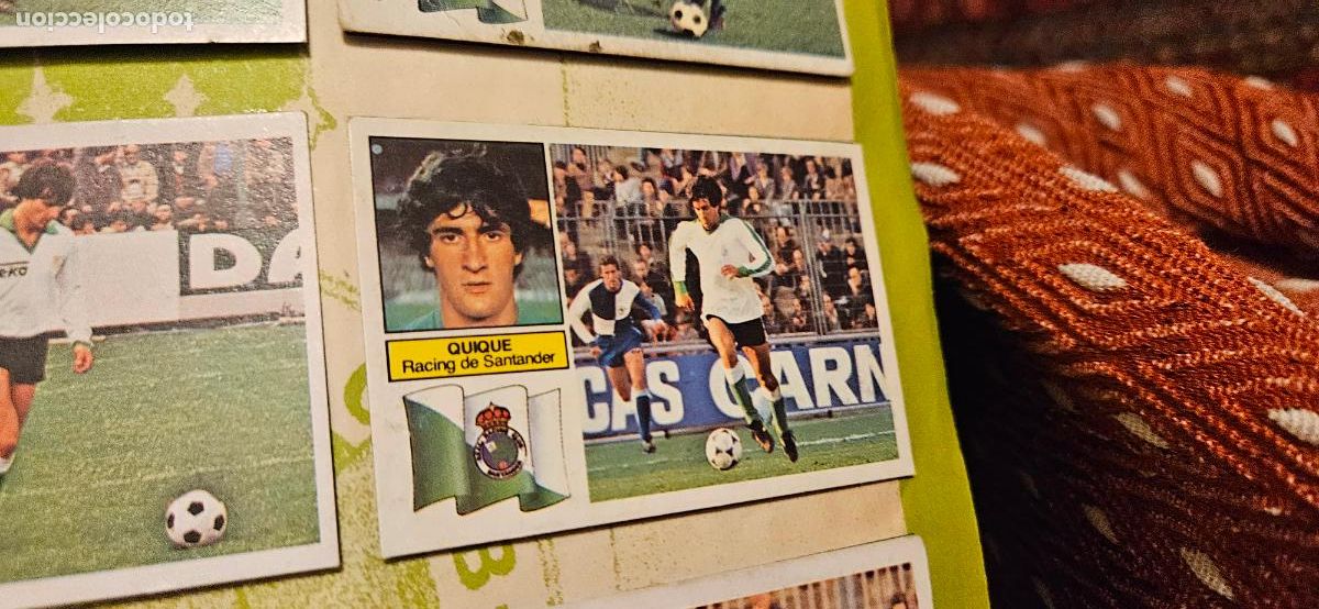 Cartes &agrave; collectionner de Football: racing de santander quique este 1982 1983 82 83 despegado