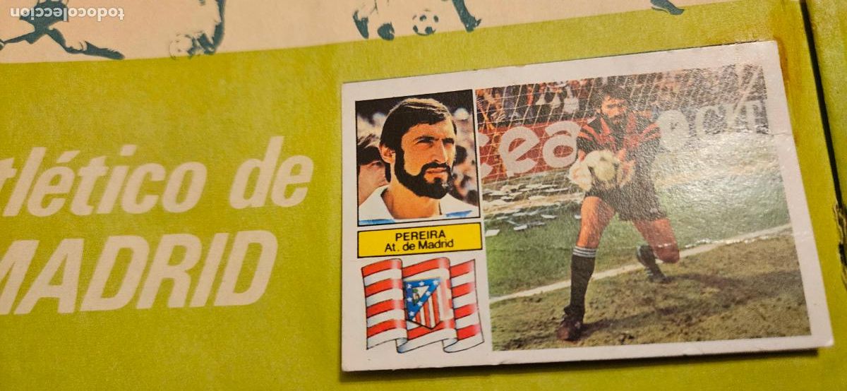 Cromos de F&uacute;tbol: atletico de madrid pereira este 1982 1983 82 83 despegado