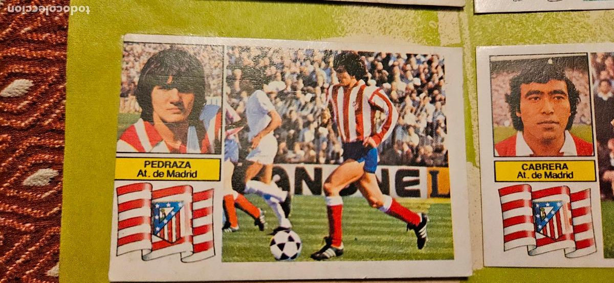 Football Stickers: atletico de madrid pedraza este 1982 1983 82 83 despegado