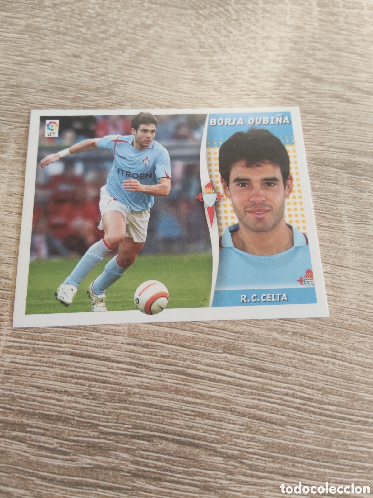 Cromos de F&uacute;tbol: Borja Oubi&ntilde;a Celta de Vigo liga 2006 2007 06 07 ediciones este