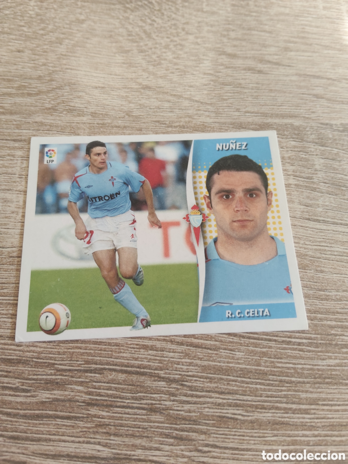 Cromos de F&uacute;tbol: N&uacute;&ntilde;ez Celta de Vigo liga 2006 2007 06 07 ediciones este