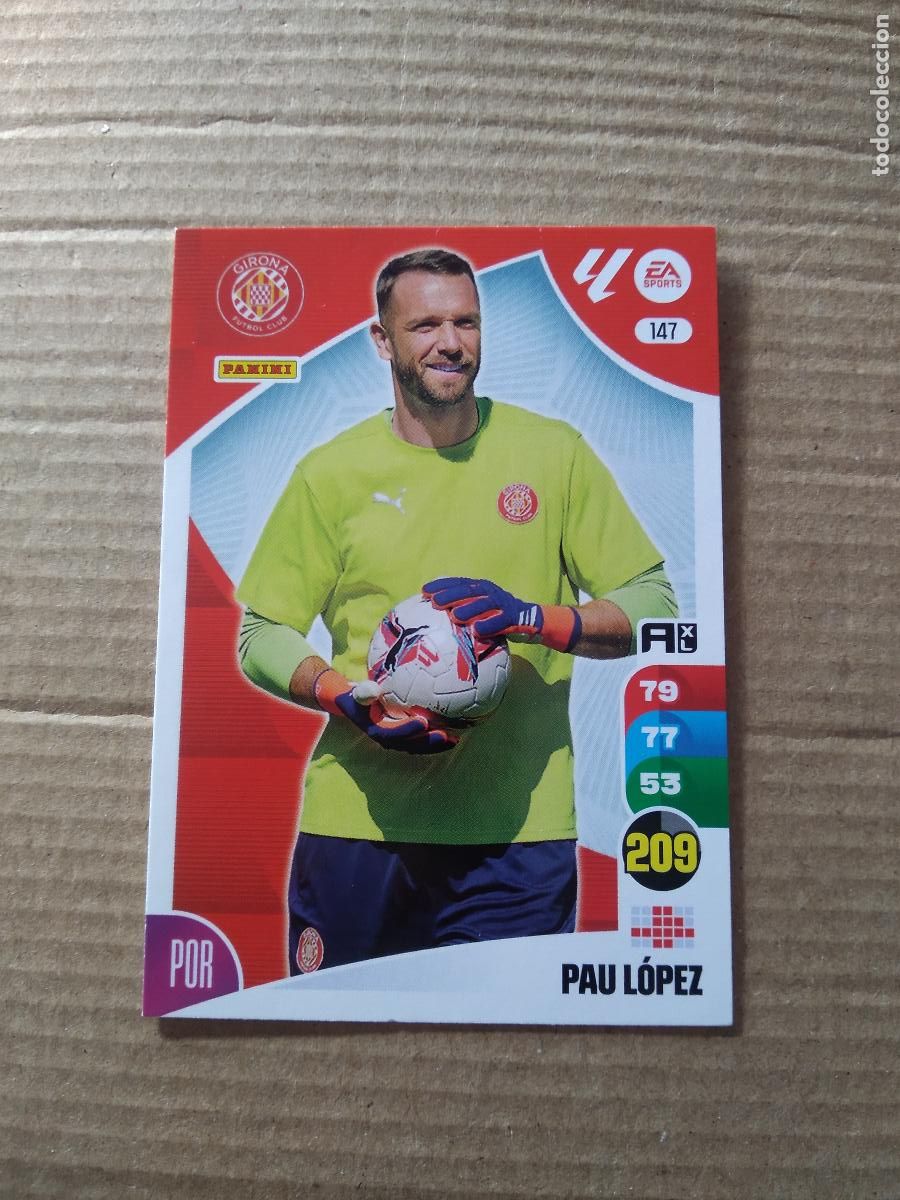 Fu&szlig;ball-Sticker: 147 PAU LOPEZ GIRONA CROMO FUTBOL PANINI ADRENALYN 2024-2025 LIGA 24-25