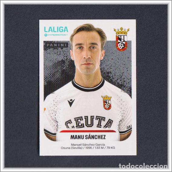 Cromos de F&uacute;tbol: LIGA ESTE HYPERMOTION 2025 2026 25 26 PANINI MANU SANCHEZ 120 CEUTA COLECCI&Oacute;N ALBUM 2&ordf; DIVISI&Oacute;N