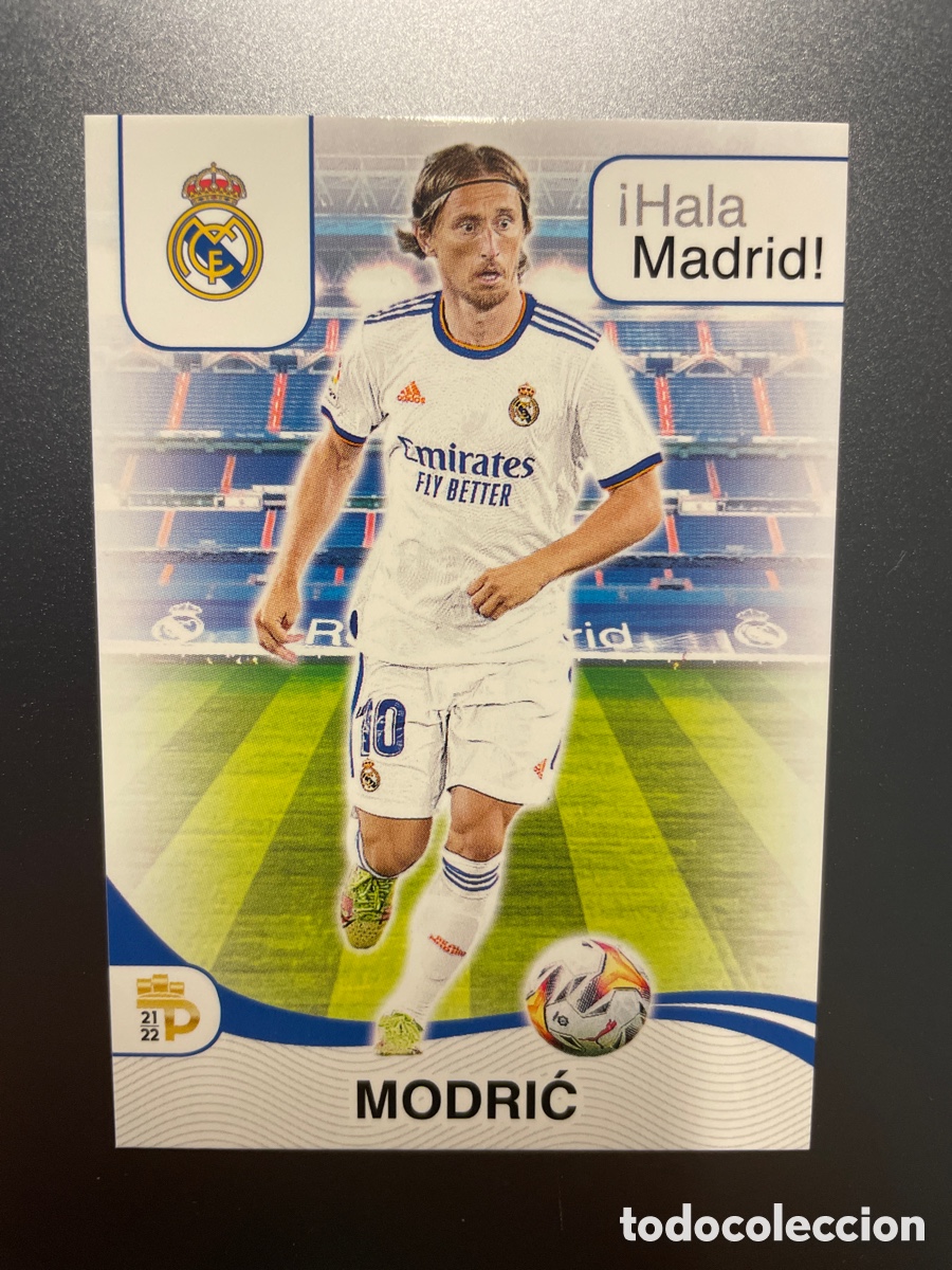Cromos de F&uacute;tbol: Modric 12 &iexcl;Hala Madrid! Panini Podium 2021-22 Real Madrid