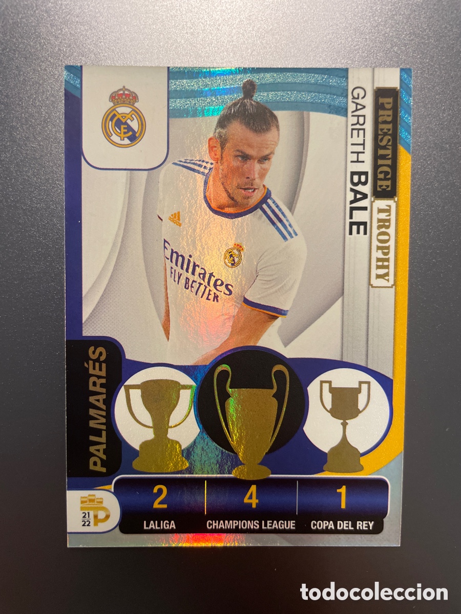 Fu&szlig;ball-Sticker: Bale 102 Prestige Trophy Panini Podium 2021-22 Real Madrid