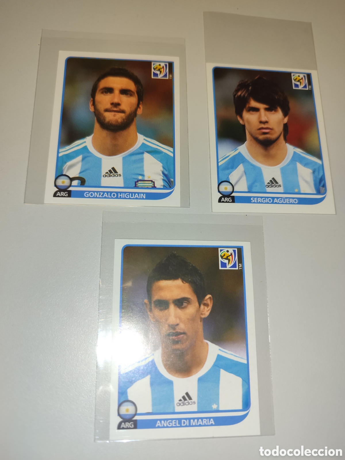 Football Stickers: Lote 3 Rookies Argentina South &Aacute;frica 2010