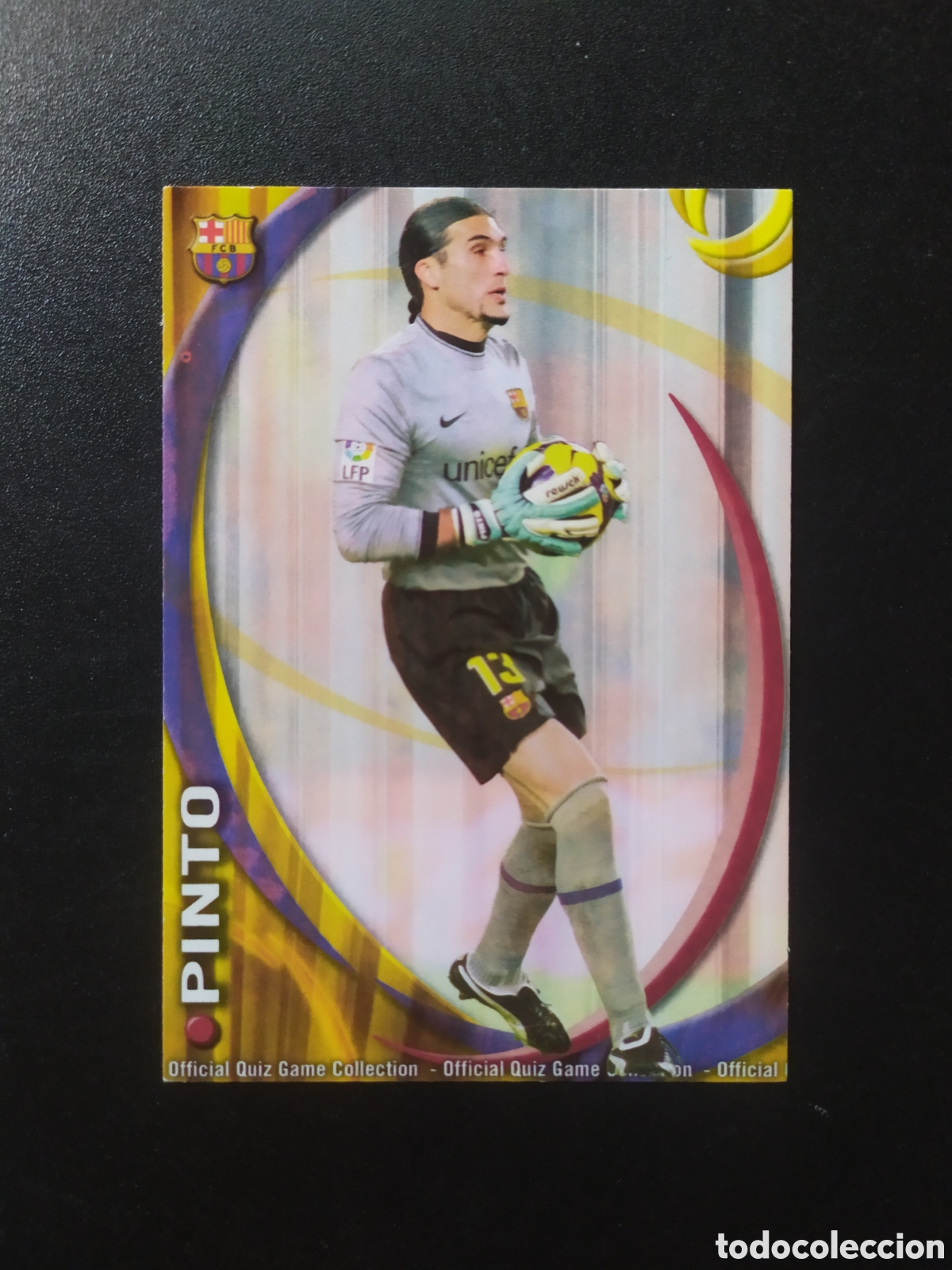 Figurine di Calcio: Mundicromo fichas Liga 2010 2011 10 11 Pinto n&deg; 5 Barcelona