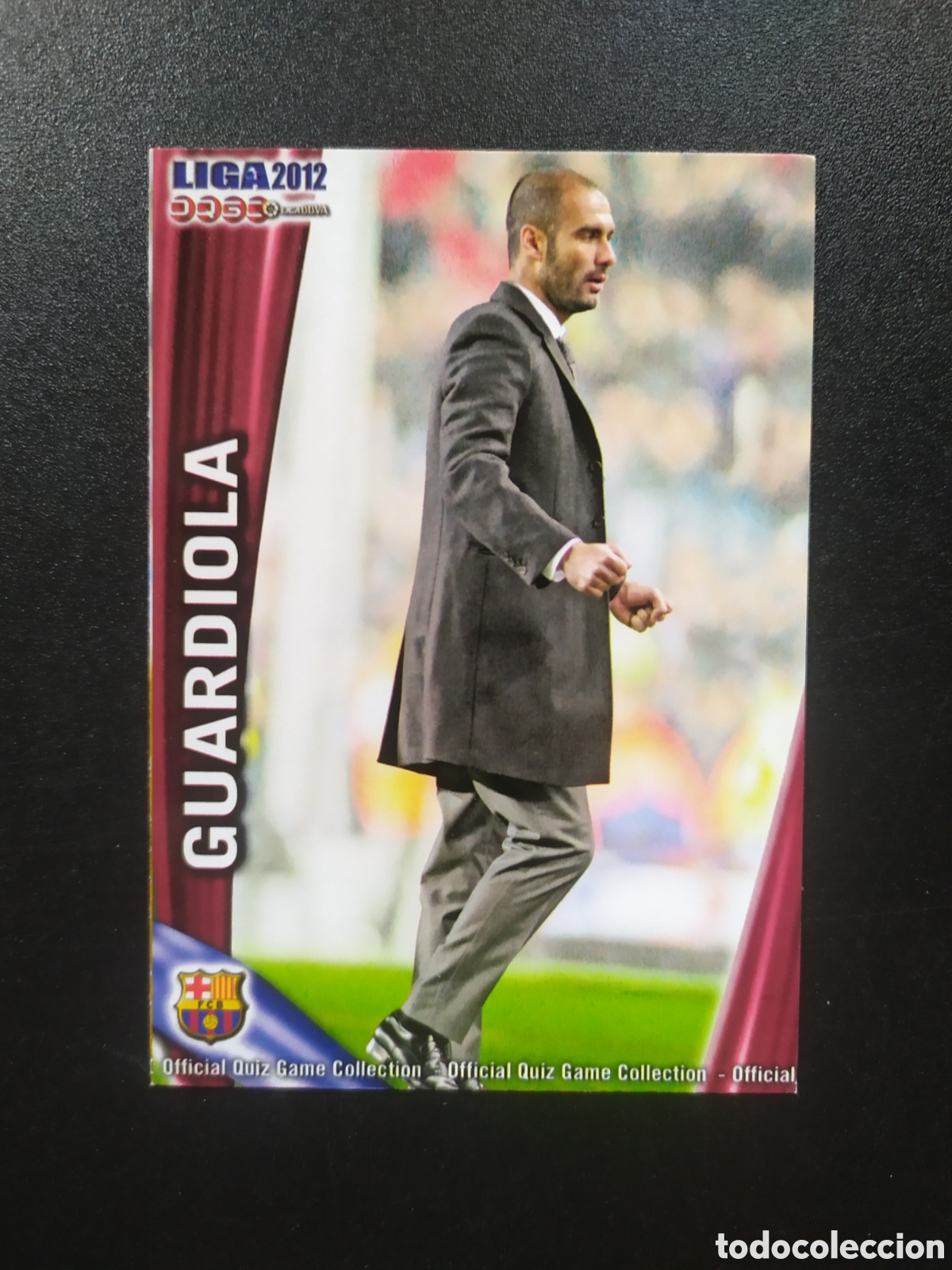 Cromos de Futebol: Mundicromo fichas Liga 2011 2012 11 12 Guardiola n&deg; 3 Barcelona
