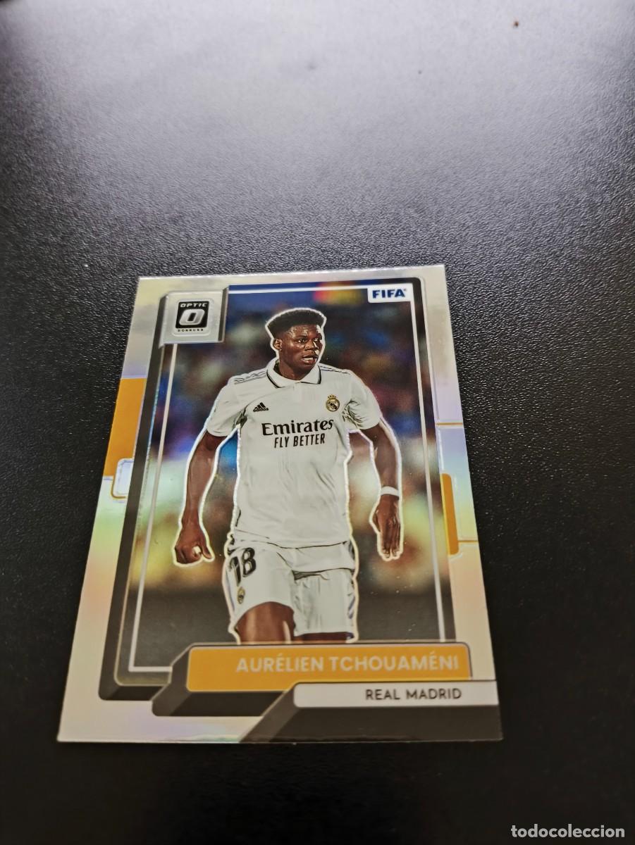 Figurine di Calcio: 52 Tchouameni REAL MADRID REFRACTOR OPTIC PANINI DONRUSS SOCCER 2022 2023 22 23 NO LIGA ESTE