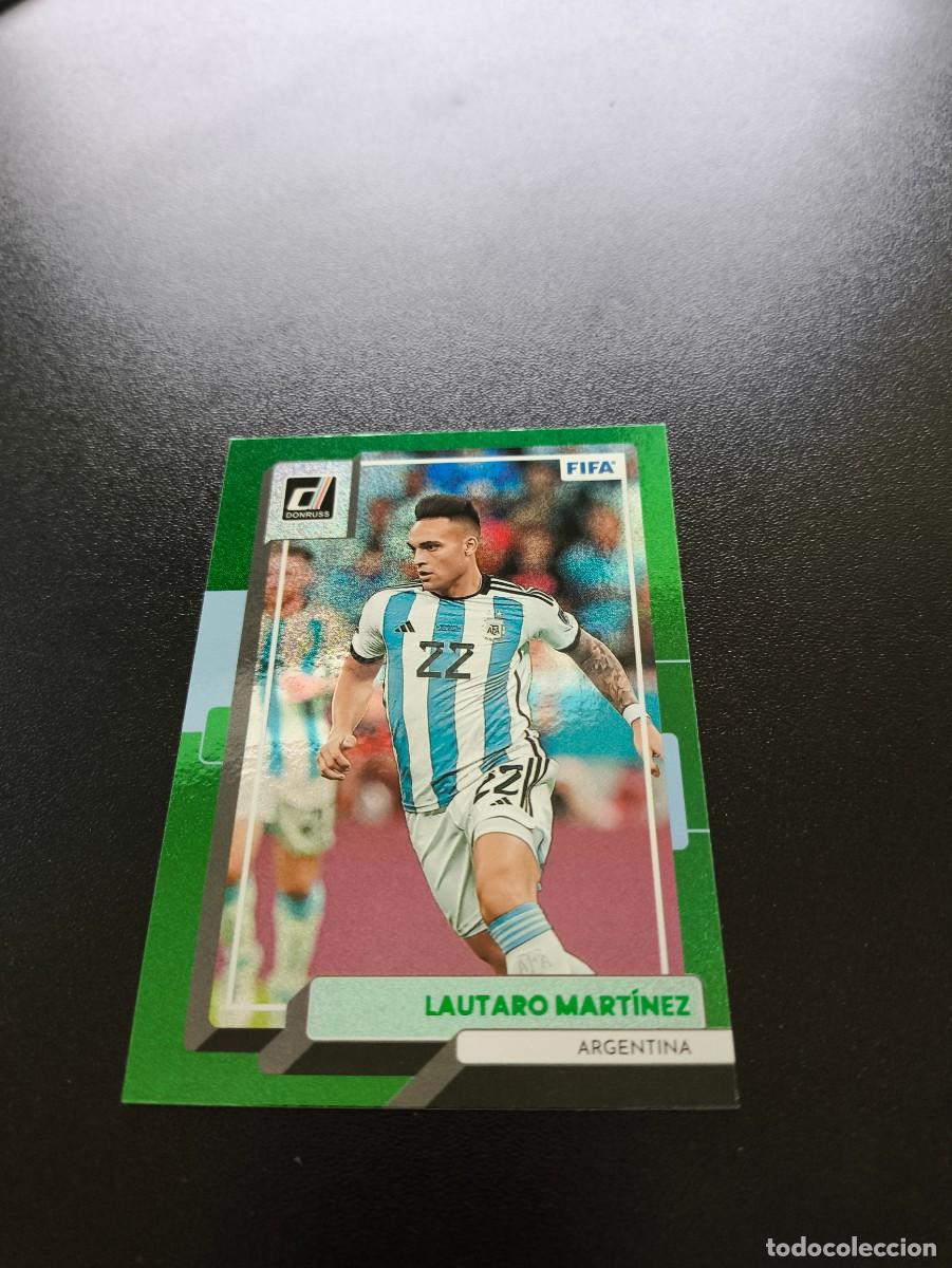 Figurine di Calcio: 9 LAUTARO MARTINEZ ARGENTINA GREEN PALLAREL PANINI DONRUSS SOCCER 2022 2023 22 23 NO LIGA ESTE