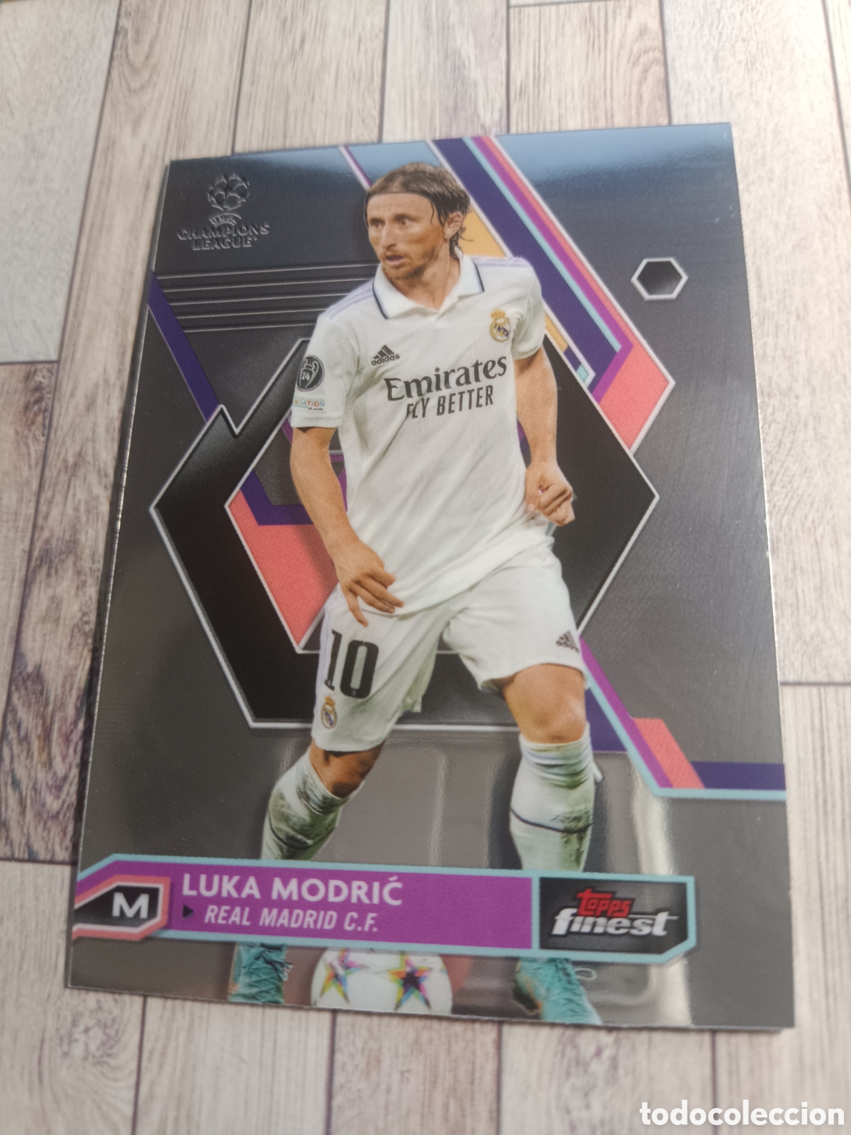 Cromos de F&uacute;tbol: 26 LUKA MODRIC REAL MADRID TOP FINEST UCL MATCH ATTAX 2022 2023 TOPPS 22 23