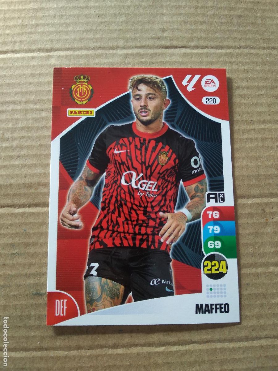Figurine di Calcio: 220 PABLO MAFFEO MALLORCA CROMO FUTBOL PANINI ADRENALYN 2024-2025 LIGA 24-25