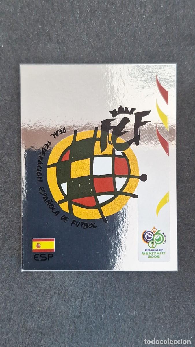 Cromos de f&uacute;tbol: L1 ESCUDO SELECCION ESPA&Ntilde;A 531 PANINI MUNDIAL ALEMANIA 2006 NUNCA PEGADO SIN PEGAR