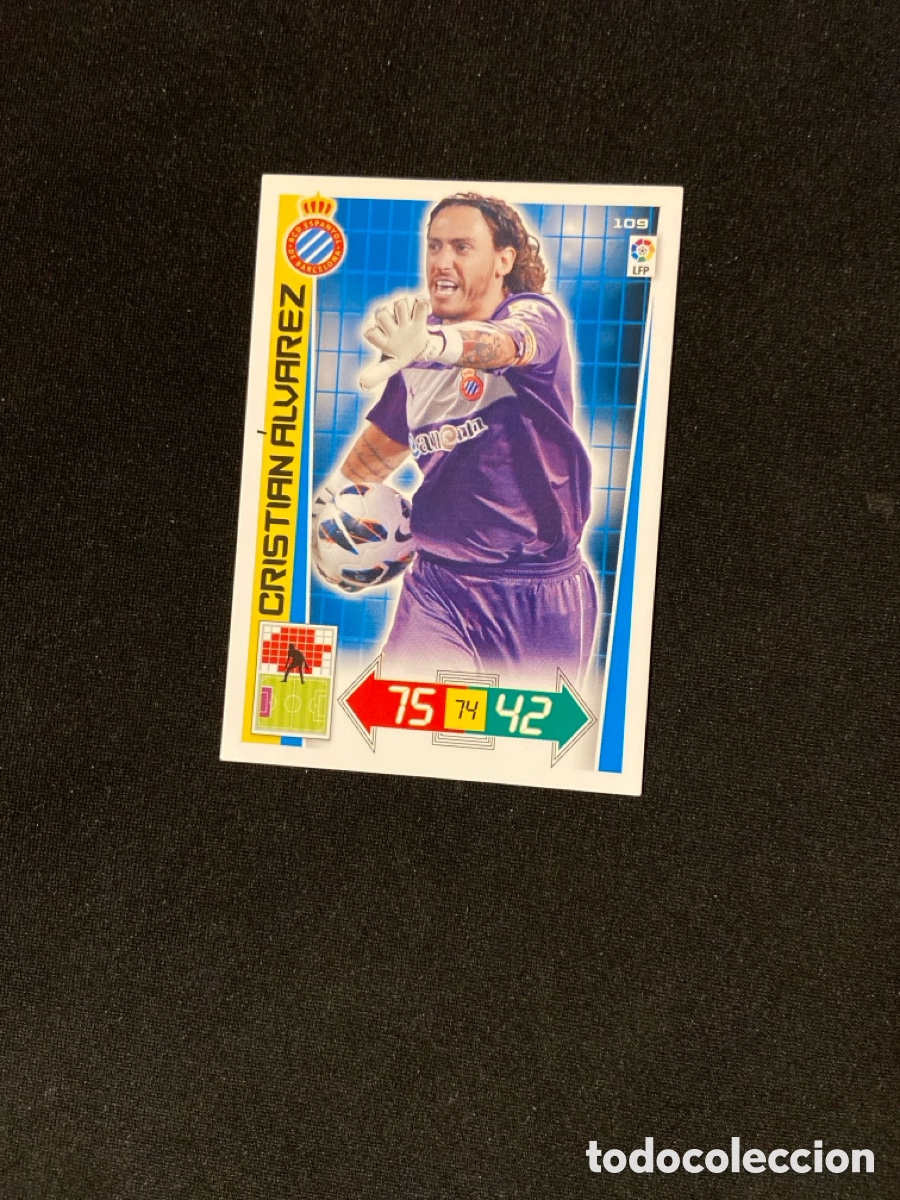 Football Stickers: CRISTIAN ALVAREZ 109 (ESPANYOL) 2012-2013 12 13 ADRENALYN PANINI CROMO CARTA A-2